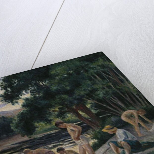 Bathers on the Banks of the Cure by Maximilien Luce