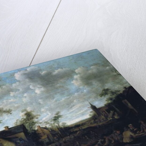 Peasants Feasting in a Village, 1661 by Joost Cornelisz Droochsloot