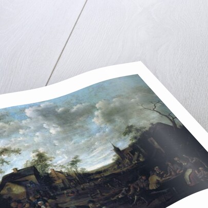 Peasants Feasting in a Village, 1661 by Joost Cornelisz Droochsloot