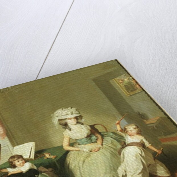 A group portrait of Mr. and Mrs. Hayward with their children, Mathilda and George, c.1789 by William Beechey