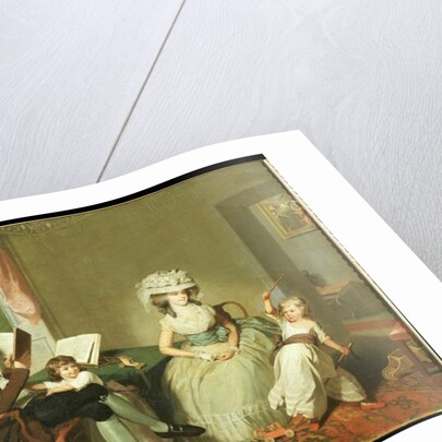 A group portrait of Mr. and Mrs. Hayward with their children, Mathilda and George, c.1789 by William Beechey