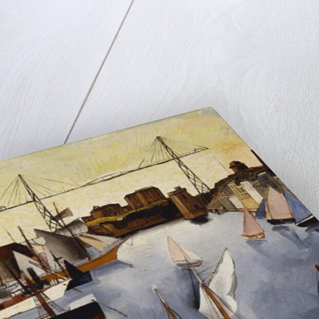 Marseilles Harbour, 1927 by Christopher Wood