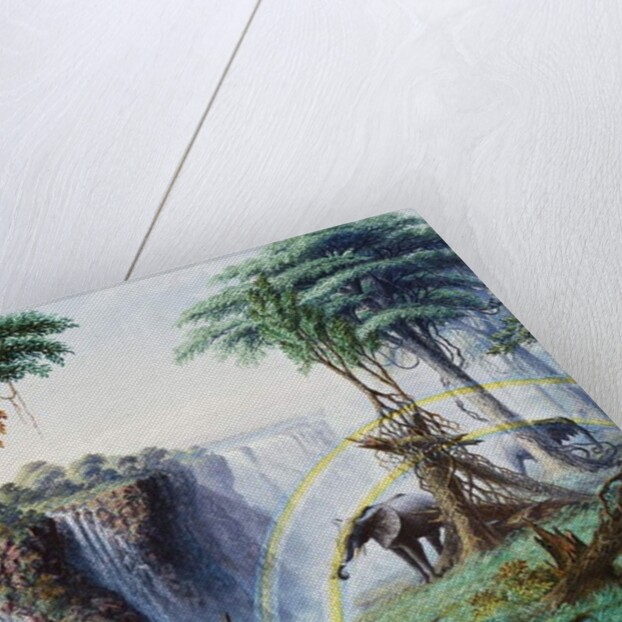 The Mosi-O-A-Tunya or Victoria Falls, Zambesi River, 1874 by Thomas Baines