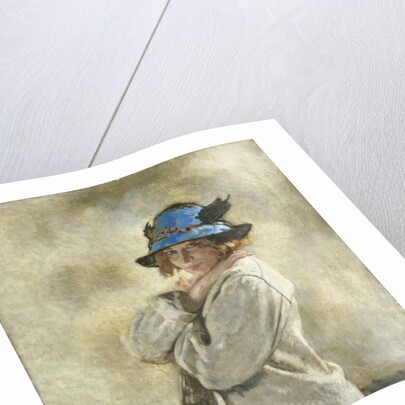 The Blue Hat, 1912 by William Orpen