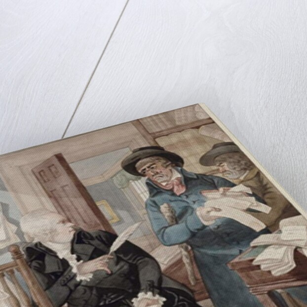 A Bailiff and and Attorney - a Match for the Devil by Robert Dighton