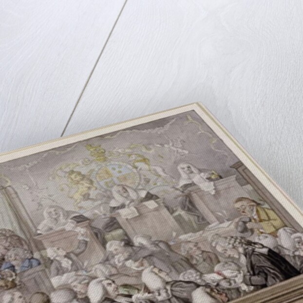 Term Time - or the Lawyers all alive in Westminster Hall by Robert Dighton