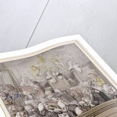 Term Time - or the Lawyers all alive in Westminster Hall by Robert Dighton