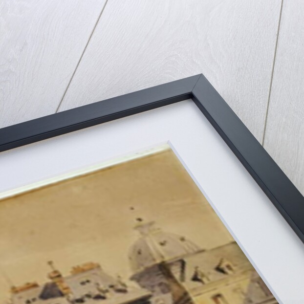 L'Institut and the Pont des Arts, Paris, 1828 by Thomas Shotter Boys