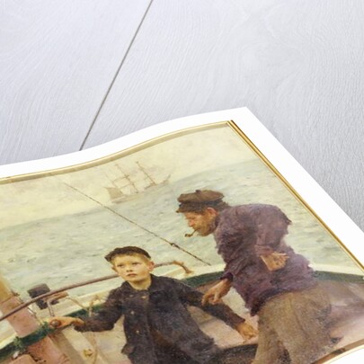 The Steering Lesson, 1892 by Henry Scott Tuke