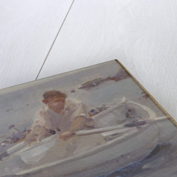 Man in a Rowing Boat, 1907 by Henry Scott Tuke