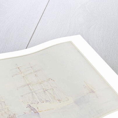 Moored Clippers, 1914 by Henry Scott Tuke