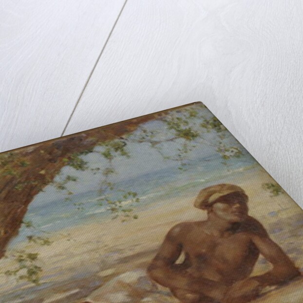 Samuel under a Tree, Jamaica by Henry Scott Tuke