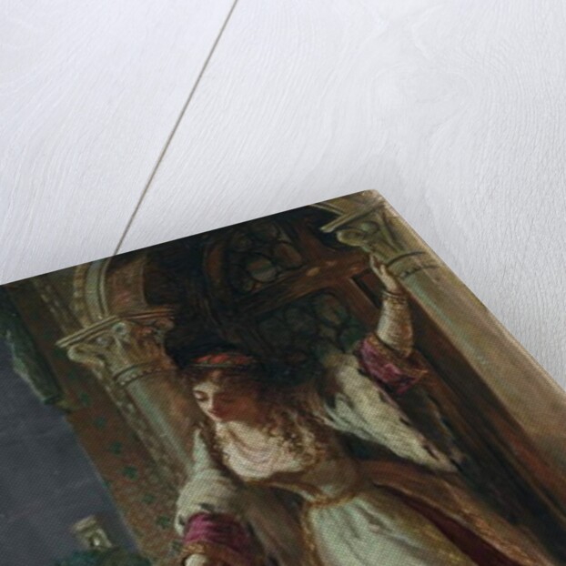 It is I, be not afraid - Juliet on her Balcony by Frank Dicksee