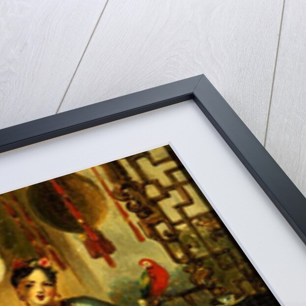 Portrait of a Girl with a Parrot by George Chinnery