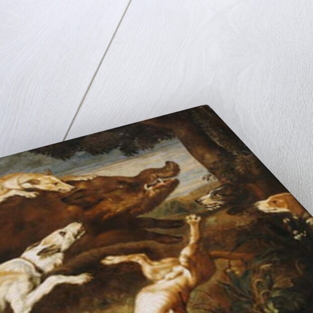 A Boar Hunt by Frans Snyders