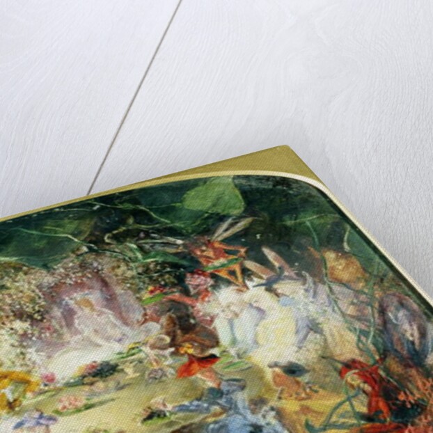 The original sketch for The Fairy's Banquet by John Anster Fitzgerald