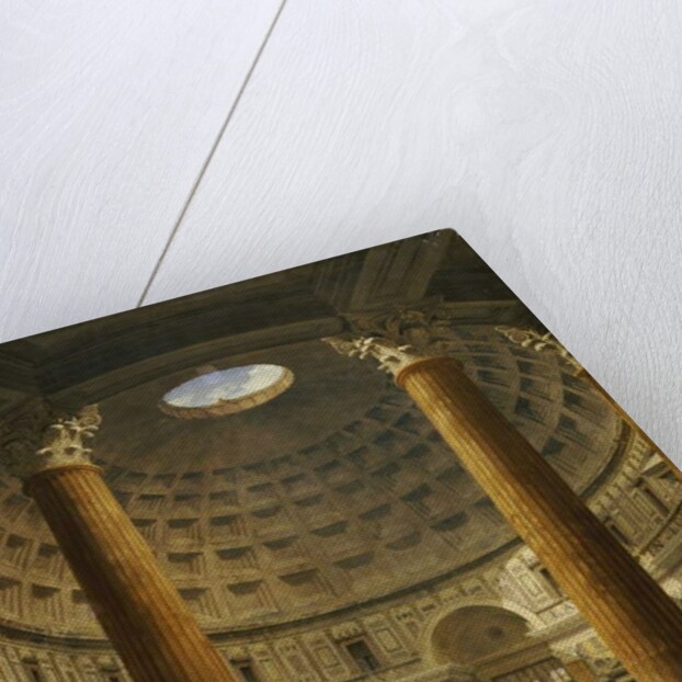 The Interior of the Pantheon, Rome, looking North from the Main Altar to the Entrance, 1732 by Giovanni Paolo Pannini or Panini