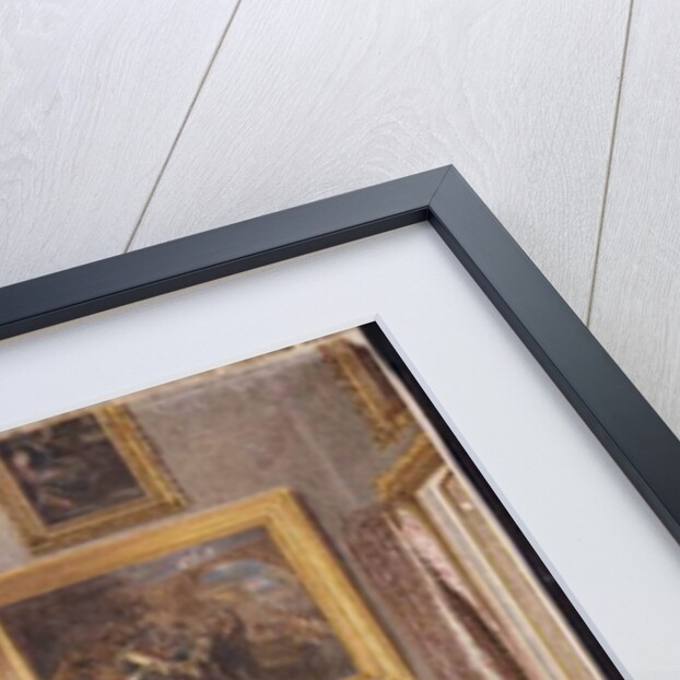 Interior of a Drawing Room with a Lady at her Writing Desk by William Henry Hunt