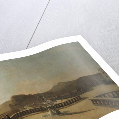 Figures on a Moonlit Terrace by Francis Danby