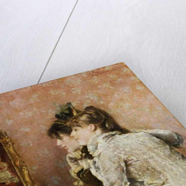 Admiring the Portrait, 1879 by Alfred Emile Stevens