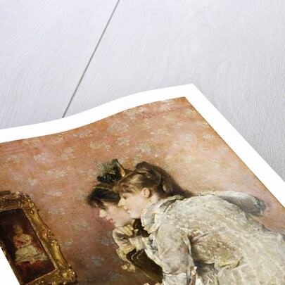Admiring the Portrait, 1879 by Alfred Emile Stevens