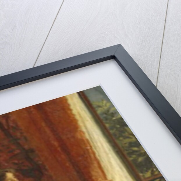 Lady at a Window feeding Birds, c.1859 by Alfred Emile Stevens