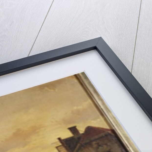 Dutch Street Scene by Willem Koekkoek