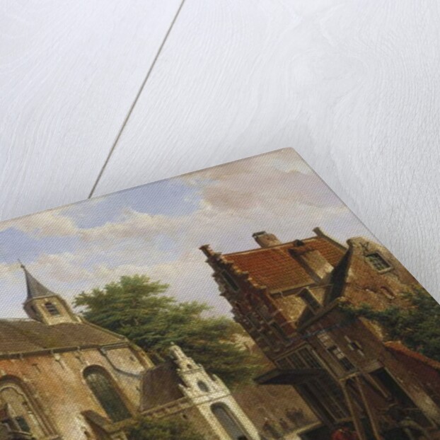 A Street Scene in Delft by Willem Koekkoek