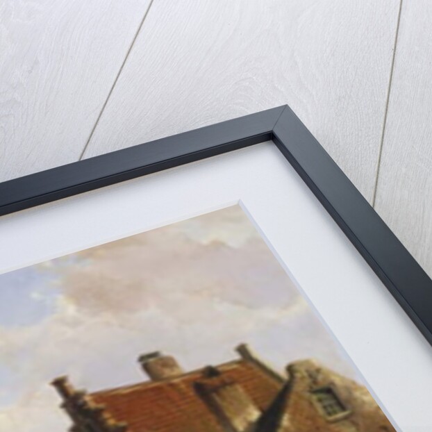 A Street Scene in Delft by Willem Koekkoek