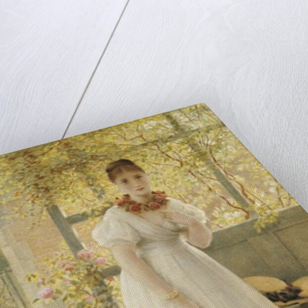 In the Walled Garden, 1869 by George Dunlop Leslie