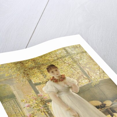 In the Walled Garden, 1869 by George Dunlop Leslie