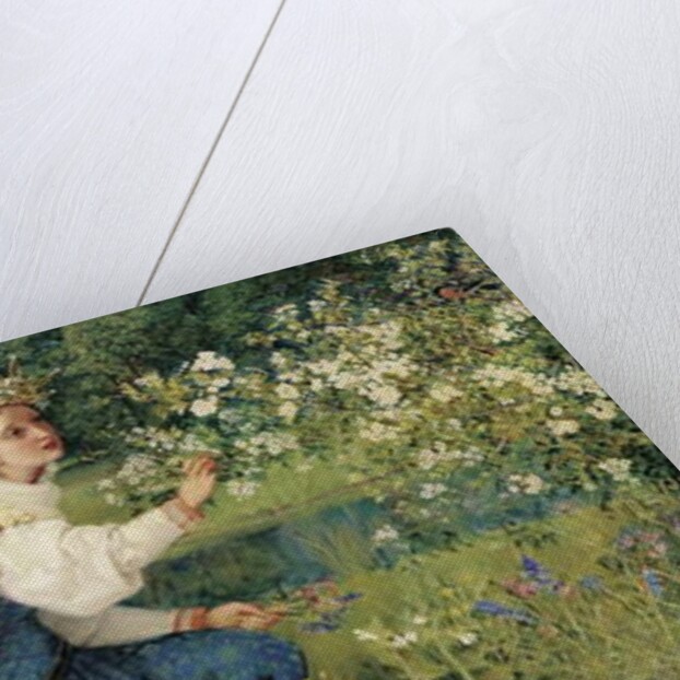 Matilda - Dante, Purgatorio, Canto 28, 1859 by George Dunlop Leslie