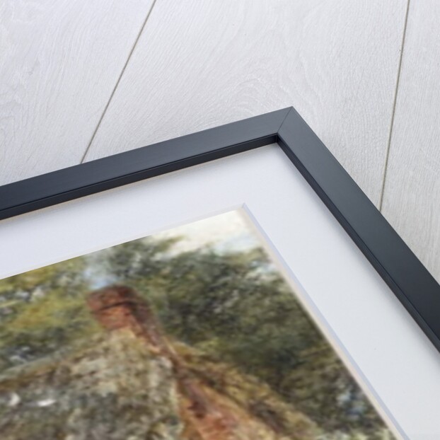 A Thatched Cottage near Peaslake, Surrey by Helen Allingham