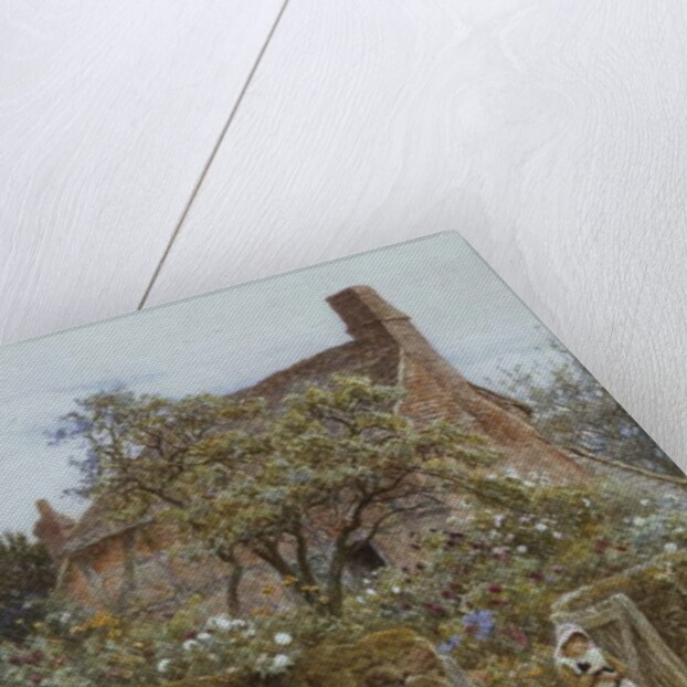 The Black Kitten by Helen Allingham