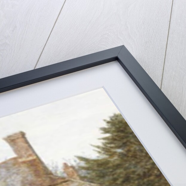 A Surrey Cottage with a Mother and her Children by Helen Allingham