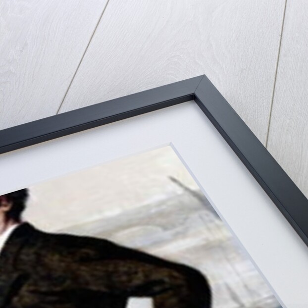 James Abbott McNeill Whistler on the Widow's Walk at his House in Lindsey Row, Chelsea, 1871 by Walter Greaves