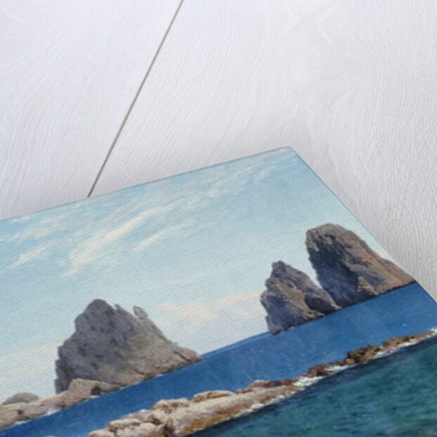 Rowing off the Rocks by Albert Bierstadt