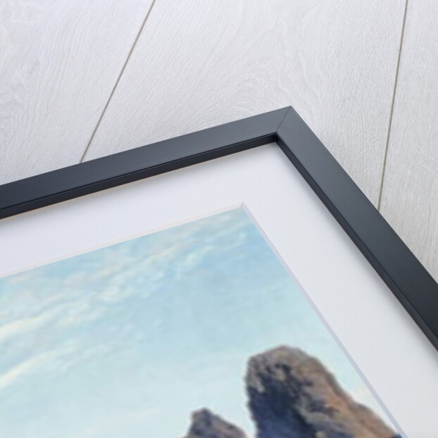 Rowing off the Rocks by Albert Bierstadt