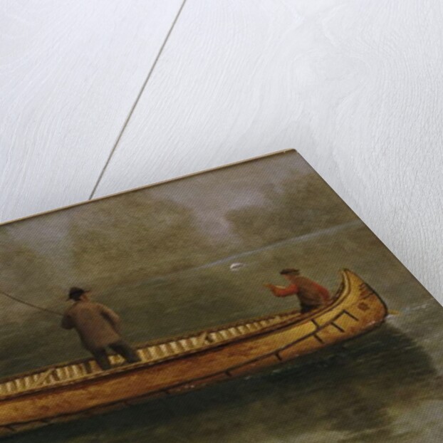 Fishing from a Canoe by Albert Bierstadt