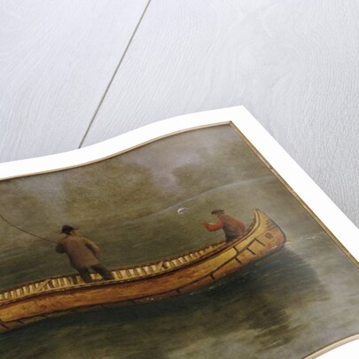 Fishing from a Canoe by Albert Bierstadt