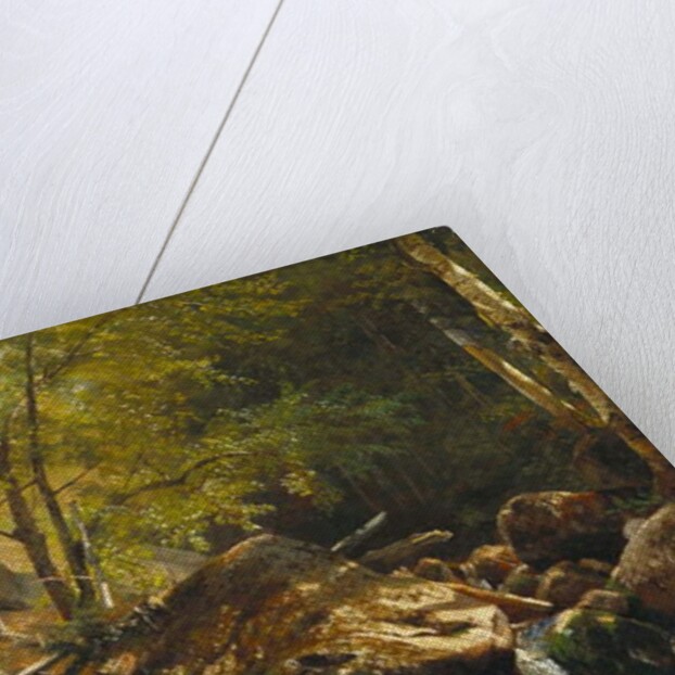 Thompson Cascade, White Mountains by Albert Bierstadt