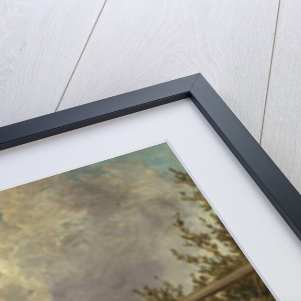 Otter Hounds by a Bridge - Tired Out, 1881 by John Emms