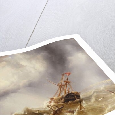 Dismasted in a Storm off the Kent Coast by Henry Redmore