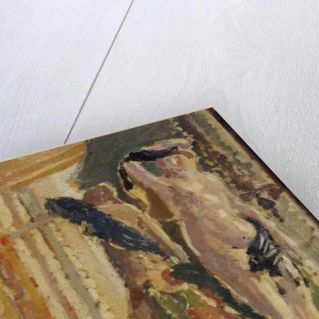 A Porcelain Figurine by a Mirror, 1910 by Spencer Frederick Gore