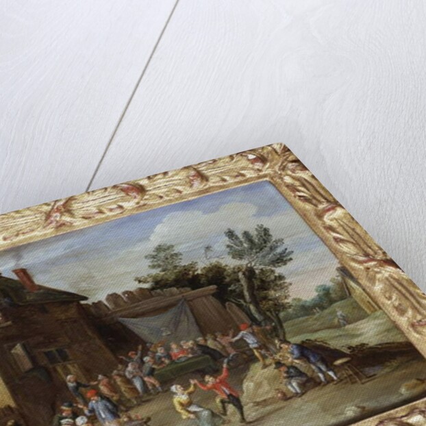 A Wedding Feast in the Courtyard of a Village Inn by Jan van the Elder Kessel