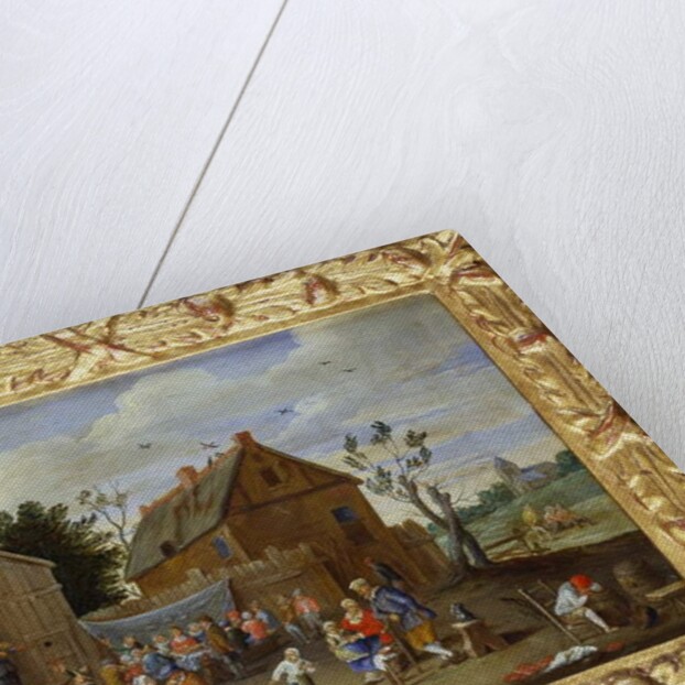 A Wedding Feast in a Courtyard of an Inn by Jan van the Elder Kessel