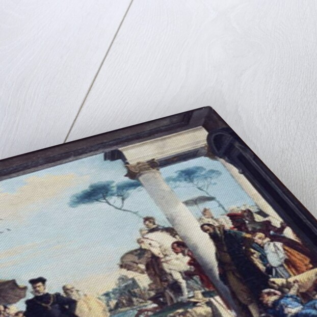 The Arrival of Henri III at the Villa Contarini, before 1750 by Giovanni Battista Tiepolo