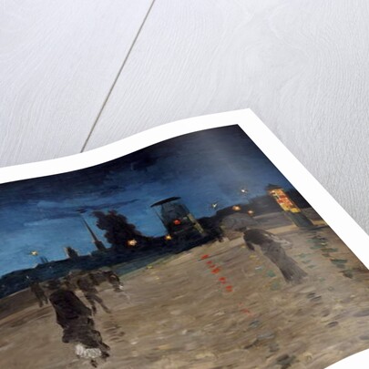 Le Pont de Pierre, Rouen, 1881 by Charles Angrand