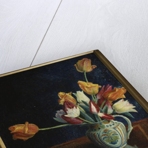 Tulips in a Staffordshire Jug by Dora Carrington