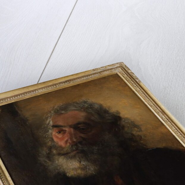 Portrait of a bearded Man, 1855 by Adolph Friedrich Erdmann von Menzel